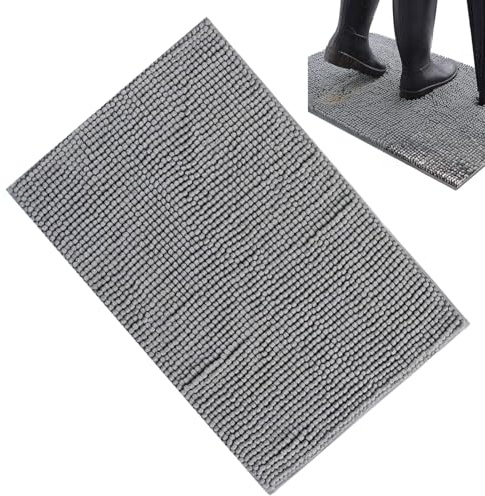 Dog Door Mat for Muddy Paws - Quick Dry Chenille Mud Mat for Dogs,Absorbs Moisture and Dirt Washable Rug for Home Entrance Kitchen Bathroom Bedroom Outdoor Floor Bath Pet Supplies