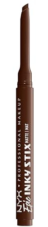 NYX Professional Makeup Wasserfester Cream Gel Eyeliner, Bis zu 24 Stunden Halt, Epic Inky Stix, Farbe: Ember!