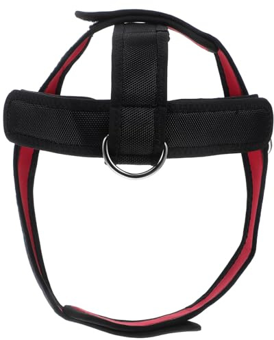 Healvian Harnais de Musculation du Cou Ajustable Taille Unique Sangle Robuste en Matériau Solide Équipement D’Entraînement pour Tête Cou et Épaules pour Renforcement Musculaire et