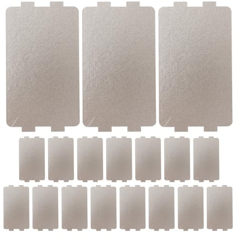 Alipis 18piezas Almohadilla de Aislamiento Térmico de Mica para Horno Microondas Resistente al Calor Repuestos para Hornos Microondas
