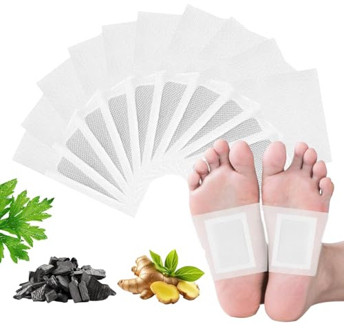 40 Pièces Parches Detox Pies Naturales, Parches Detox Pies, Purisaki Parches Adelgazar, Para Eliminan Toxinas, Mejoran El Sueño, Alivian Estrés y Fatiga, Activan La Circulación