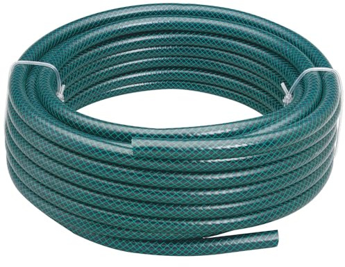 Draper Tuyau d'arrosage de jardin de 15 m | Renforcé avec du fil de polyester 12 mm | Tuyau de jardinage en PVC robuste de 2 mm d'épaisseur | Longue portée | 56313