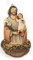 Weihwasserkessel Heiliger Josef Kunstharz cm. 13,5 zum Aufhängen by Paben