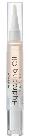 JESSICA Cuticle Oil Pen, Hydrating Nail Strengthener and Repair Treatment, Nourishes, Softens, with Brush Applicator, Natural Ingredients with Jojoba, Orange Scent