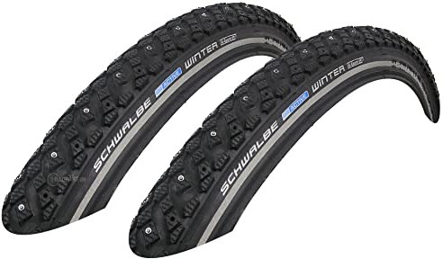 2X Schwalbe Winter 42-622 Drahtreifen K-Guard 28x1.60 Fahrradreifen Mantel Tire