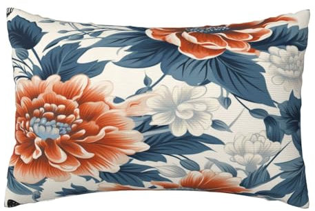Kissenbezug 60x80 cm 2er Set Herbst Deko Kissen Blume, Weinlese Kissenbezug, Rechteckig Kissenbezüge, Weicher Sofakissen, Kissenhülle Herbst, Zier Kissen Aesthetic, Couch Deko Schlafzimme Gifts,J466