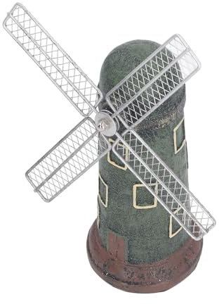 Figurine de Moulin à Vent, Modèle de Moulin à Vent Hollandais en Résine, Décoration Exquise pour Le Bureau à Domicile (Type 2)