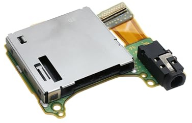 ELECTRONICFIX Lecteur Cartouche De Jeu Compatible avec Nintendo Switch V2 – Port Interne Slot Carte, Pièce De Remplacement Haute Précision pour Réparation Console, Installation Carte Mère