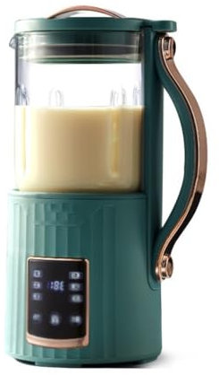 CRBUDY Máquina para Romper Paredes máquina doméstica de Leche de Soja no silenciosa pequeña Mini Mini automática (D Gris Claro)