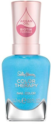 Sally Hansen Color Therapy Nagellack, 445 Pacific Peace, Farbe, Stärkung, Pflege, 0,3 ml