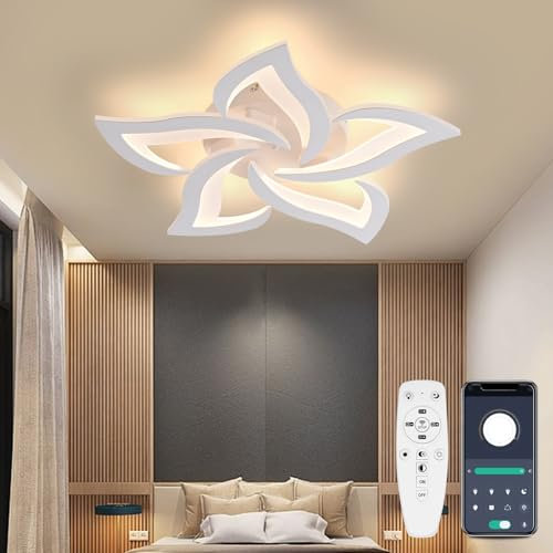 Sky angle Plafoniera LED Dimmerabile, Lampada da Soggiorno Con Telecomando, Lampada da Soffitto Per Camera da Letto Illuminazione da Soffitto