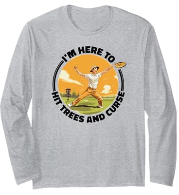 Disc-Golf-Player Disc-Golfing detti Divertenti Disc-Golf Maglia a Manica