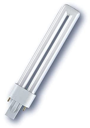 GE 5W Compact Fluorescent Lamp BIAX S/ LYNX S/ DULUX S/ PL-S G23 Cap