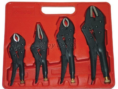4 Piece Vice Mole Grip Set WR132 by Toolzone