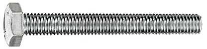 Connex Sechskantschrauben M10 x 30 mm, DIN 933, 1000 g, verzinkt, KL4081030