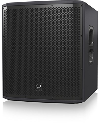 Turbosound iNSPIRE iP12B 1000-Watt-betriebener 12-Zoll-Subwoofer mit zwei Verstärkern für Satellitenlautsprecher, Klark Teknik Spatial Sound, Digitalmixer, Fernbedienung, Bluetooth-Streaming