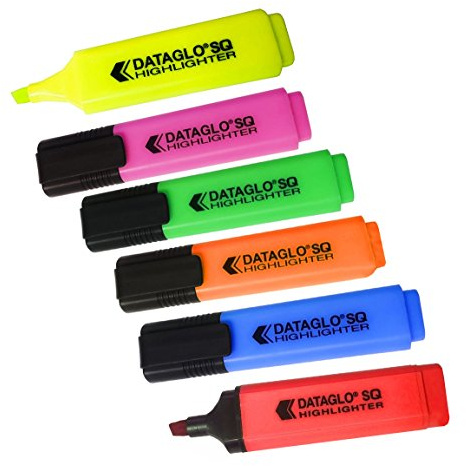 Hainenko Value Highlighter - Assorted Colours (Pack of 8)