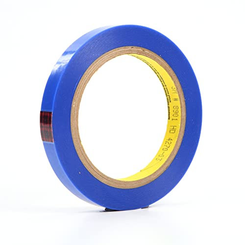 Ruban adhésif 3M., 1/2 in, bleu, 1