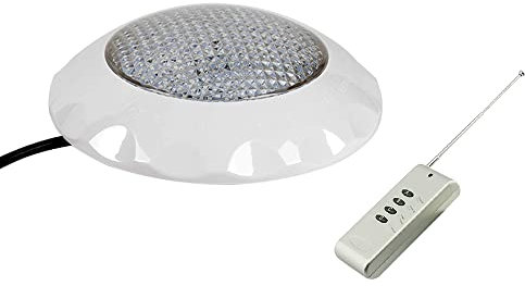 LED Poolleuchte 45W 12V LED Unterwasserlampe Schwimmbad Beleuchtung Poollicht Mit Fernbedienung für Schwimmbad Beleuchtung