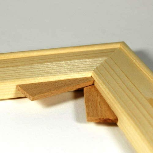 arthof Keilrahmenleisten Set zum Selbstbau DIY Keilrahmen Bausatz (140 x 75 cm)