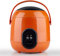 SEVSO Electric Cute Rice Cooker with 2 Layers Heating 1.2L Mini Rice Cooker And Steamer Multifunction 2-3 Person Kitchen Cooker,Orange