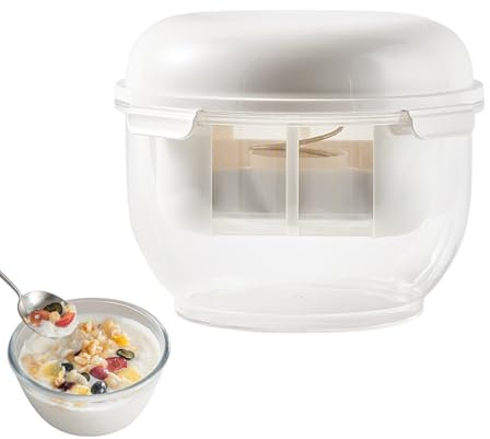 Takluu Joghurt-Käsebereiter, Langlebiges Griechisches Joghurtsieb, Einfach Zu Bedienende Joghurtbereiter-Maschine, Langlebiger Joghurt-Molke-Trenner Zum Entsaften, Sojamilch