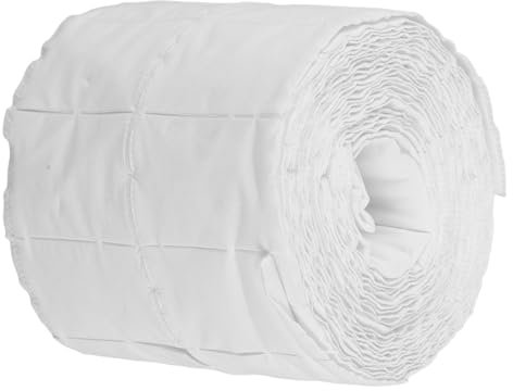 WOONEKY Toallitas Desechables Para Quitar Esmalte De Uñas 300 Unidades Tamaño Rollo Material Fibra Natural Sin Pelusa Para Manicura Casa y Salones Profesionales