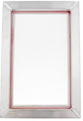 Amagogo Siebdruckrahmen Premium 90T, hohe Leistung, leicht zu reinigen, leicht, multifunktional für den Siebdruck, 25 cm X 35 cm X 1.8