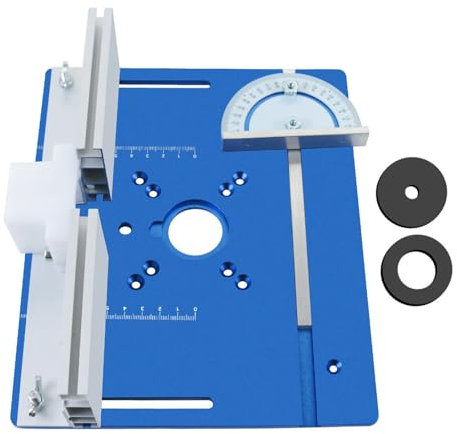 Tablero de inserción de mesa de enrutador,Inserto de mesa de enrutador | Bancos para trabajar la madera Fresadoras de mesa precisas Carpintería,Placa de enrutador de recorte, mesa de grabado de recort