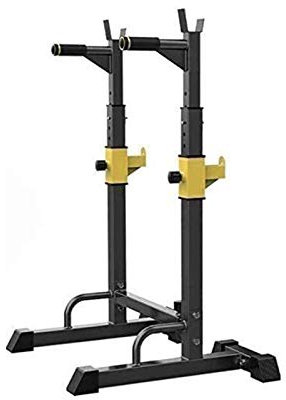 GIGBIRD Krafttraining Fitness-Trainingsgeräte Multifunktions-Langhantelständer Kapazität Dip-Ständer Home Gym Fitness Verstellbarer Squat Rack