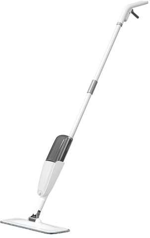 Spray Lee Mop Spray, Mikrofaser-Mopp mit Sprüher, kein Eimer erforderlich, integrierter Wasserbehälter für alle Bodenarten, wiederverwendbarer Mikrofaser-Mopp A,128 * 38 * 11cm