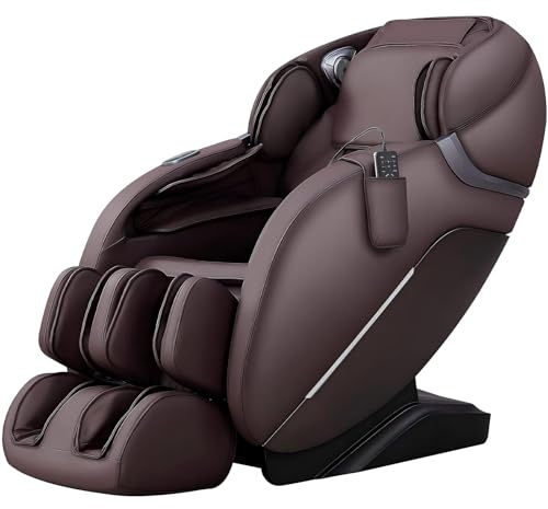 Violissima Fauteuil de Massage Complet, Fauteuil de Massage Shiatsu Inclinable à Gravité Zéro, Rail SL, 12 Modes de Massage Automatiques, Chauffage Lombaire, Rouleaux pour Les Pieds, Bluetooth