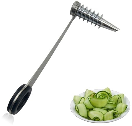 HOPEYMY26 1 Stück Spiralschneider Kartoffel, Kartoffel Spiralschneider, Spiralkartoffelschneider Ideal für Kreative Obst-und Gemüsekreationen, Perfekt für Gurken Karotten,Zucchini,Äpfel und Vieles Meh
