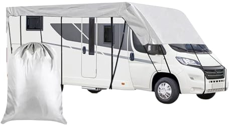 Tktouci Housse Neige pour Camping-Car - Toile De Protection Contre Les UV Et Pare-Soleil,Tissu Isolant Pliable pour Housse De Toit Camping-Car | pour Camping Plage Désert Hiver Véhicules