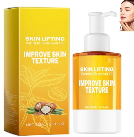 Uppstramande ansiktsolja och lyft, återfuktande och upplysande ansiktsserum för kvinnor, anti-rynk och anti-aging, dämpar fina linjer, förbättrar elasticiteten, ger näring djup, absorberas snabbt (1