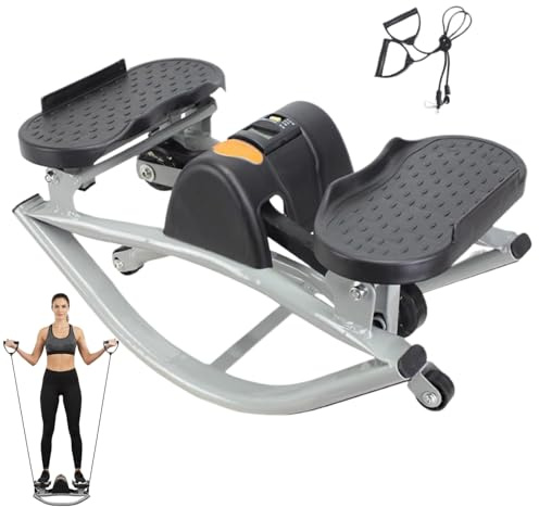 Rock Stepper Máquina De Ejercicio - Equipo De Entrenamiento,Steppers Laterales De Bajo Impacto,para Hogar, Apartamento, Oficina, Gimnasio, Abdominales, Glúteos Y Piernas
