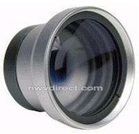 Lens & Adapter Optics 3.0X High Definition, Super Telephoto Lens for Sony DSC-W1, DSC-W5, DSC-W7 (37mm) - Includes (Adaptor)