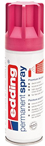 edding permanente tele magenta spray acrilico Premium, 200 ml, RAL 4010