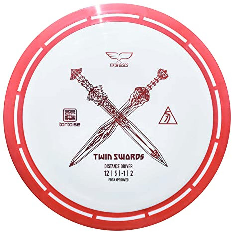 Yikun Professional Disc Golf Twin Swords |Distance Driver |165-176g| Perfekt für Outdoor-Spiele und Wettbewerbe