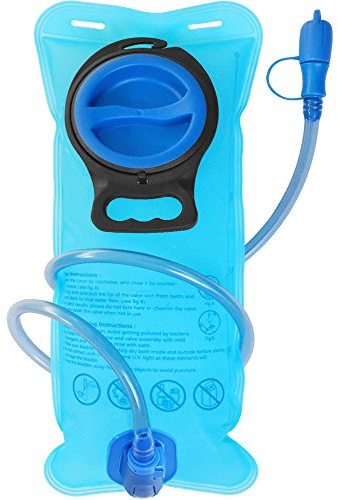TEUEN Trinkblase 2 Liter Tragbare Wasserblase für Trinkrucksack Laufen Joggen Wandern Radsport Camping (BPA-Frei und FDA-Zertifizierung)