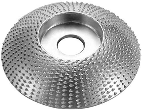 ECOSWAY Bois Carbure Tungstène Abrasif Roue Ponçage Sculpture Outil Abrasif Disque pour Meuleuse d'angle - 3.3 inch
