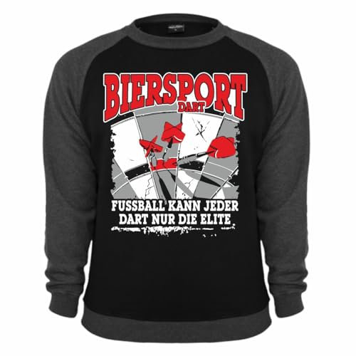 Spaß Kostet Männer und Herren Sweatshirt Dart Biersport (mit Rückendruck) Größe S - 4XL