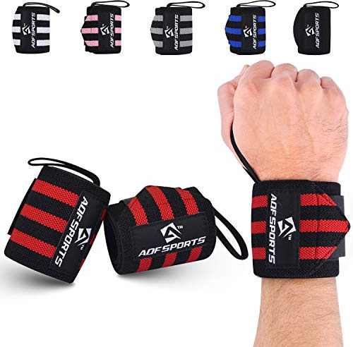 AQF Handgelenk Bandagen 18, IPL & USPA für Kraftsport (Paar)