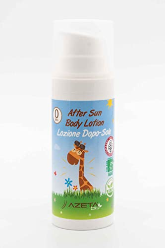 Bio After Sun für Baby & Kinder|Pflegend und regenerierend nach der Sonne|für die zarte Babyhaut|Kühlt und beruhigt|Geprüfte bio Qualität|Ab 0 Monaten|Organic after sun protection 50ml - Azeta bio
