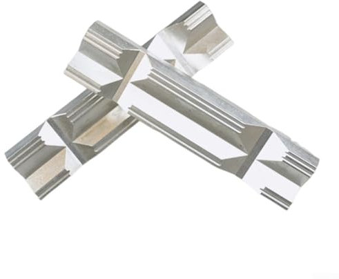 V-Backe aus Aluminiumlegierung mit 4 starken Magneten, Frässtahl-Schraubstock, harte Backenbefestigung, die fest am Schraubstock befestigt werden kann (15,2 cm)