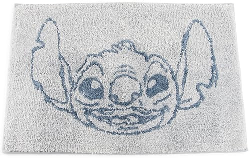 Jay Franco Disney Stitch weicher, Rutschfester Badvorleger – 51 x 77 cm Plüschvorleger für das Badezimmer