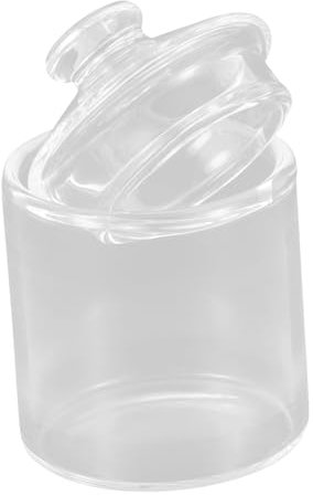 TOYANDONA Miniature Glass Jars Large Sweet Jars Small Airtight Containers for Dollhouse Decor Wedding Candy Organizer
