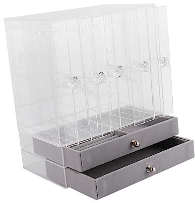 PRETYZOOM Schmuckständer Aus Metall Für Halsketten Aufbewahrungsbox Aus Acryl Multifunktional Für Hochzeiten Heimdekoration Schmuckladen-display