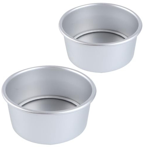 FELTECHELECTR 2pezzi Stampo Torta Rotondo Antiaderente Con Fondo Rimovibile Pans Per Cucina Per Dolci e Torte Da Forno Design Pratico e Facile Pulire