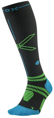 STOX Energy Socks Laufsocken Herren, Kompressionsstrümpfe Running | Kompressionssocken Klasse 2 Laufen, Compression Socks Men, Stützstrümpfe, Kniestrümpfe, Socken Sport, Anti-Blasen, Nahtlos